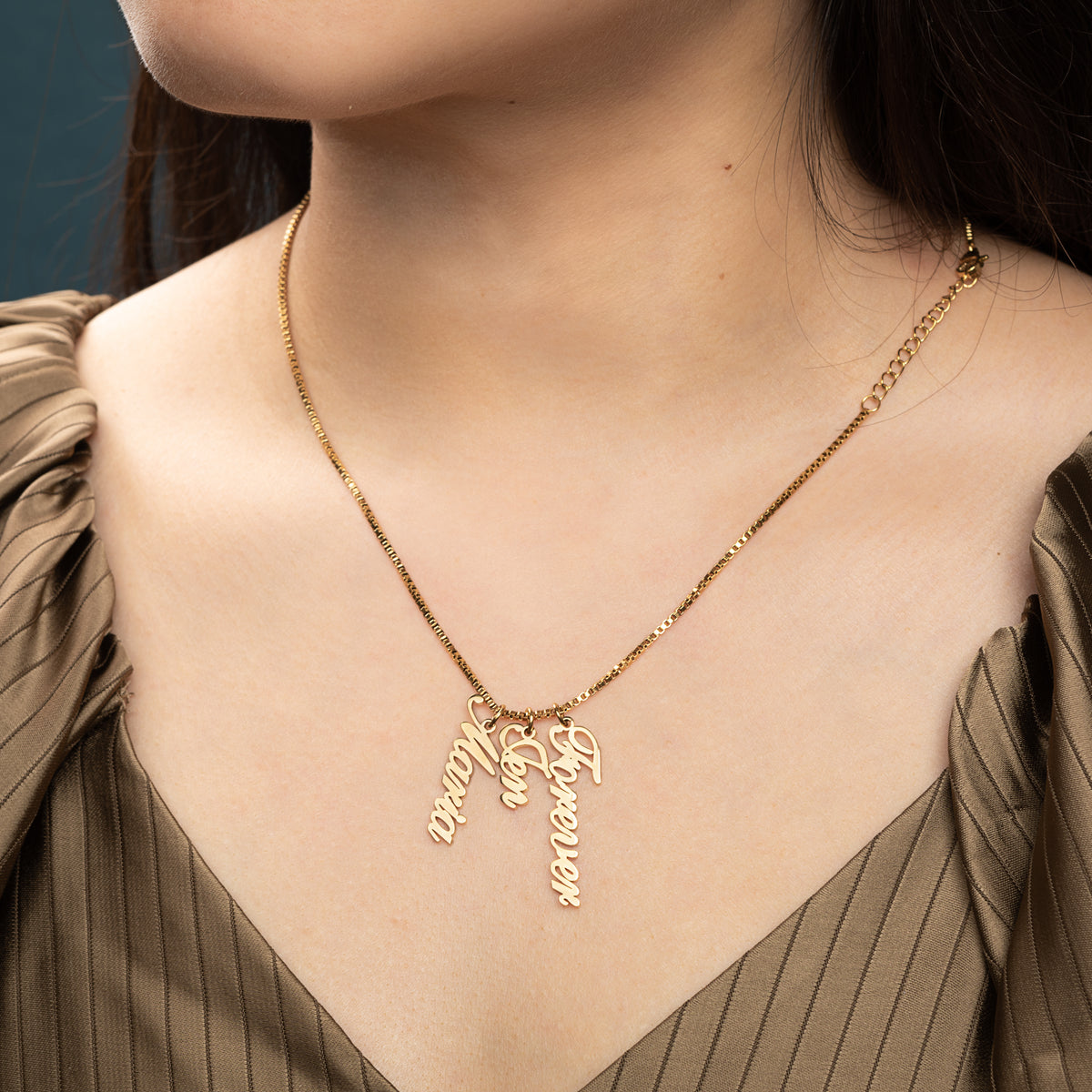 Personalized Vertical Signature Necklace My Little Necklace