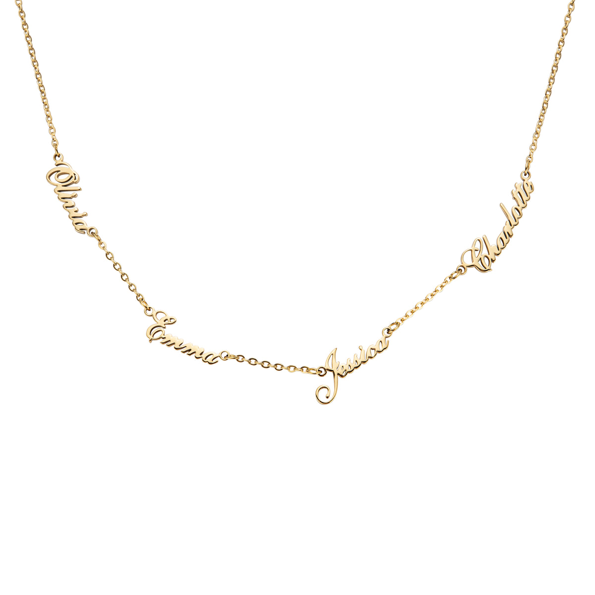 Multiple Names Name Necklace My Little Necklace