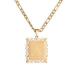 Personalized Initial Medallion Necklace