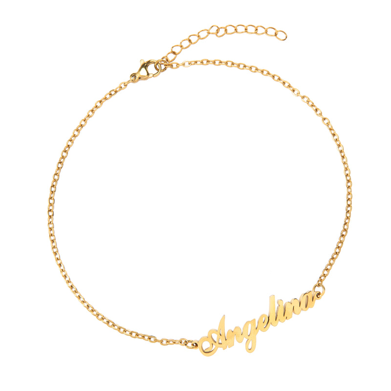 Custom Name Chain Anklet