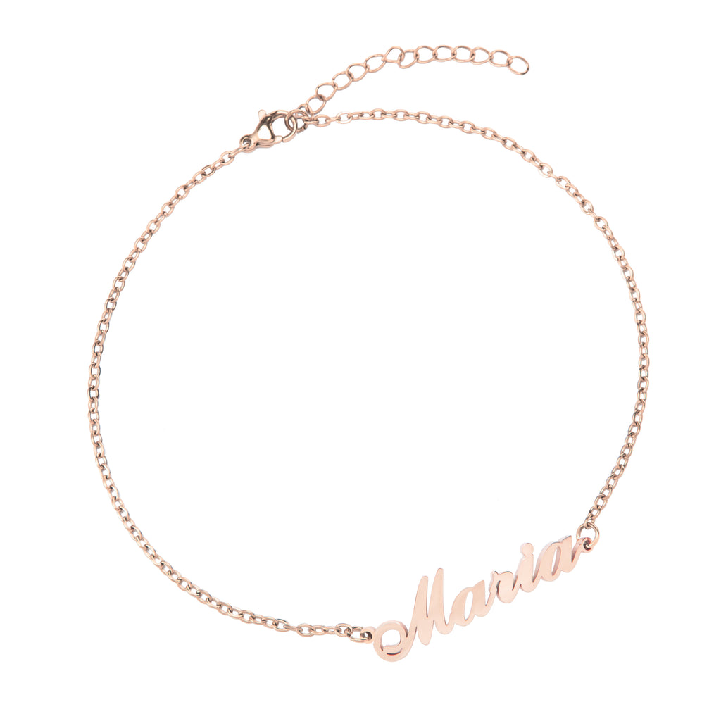 Custom Name Chain Anklet
