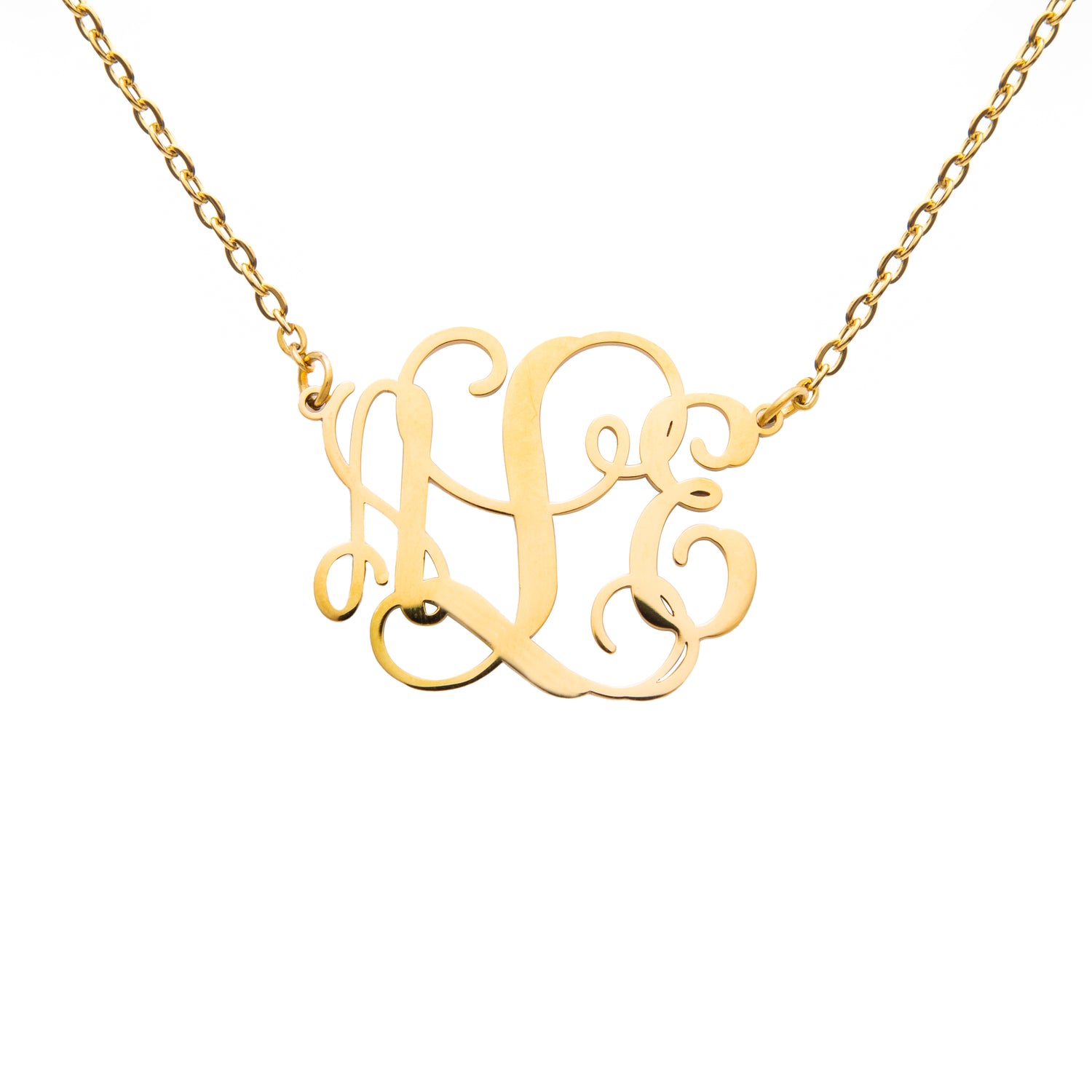 Personalized Monogram Pendant Necklace