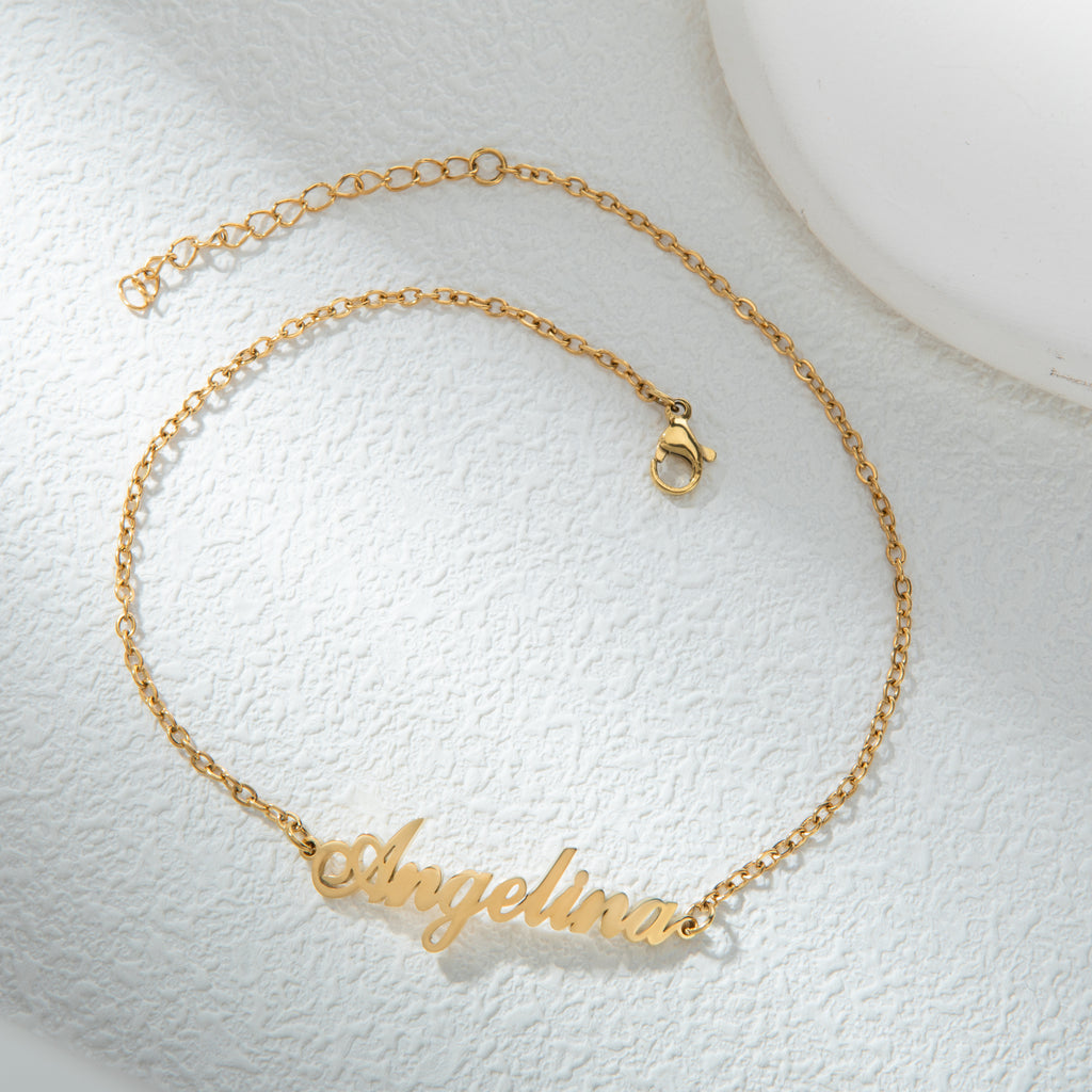 Custom Name Chain Anklet