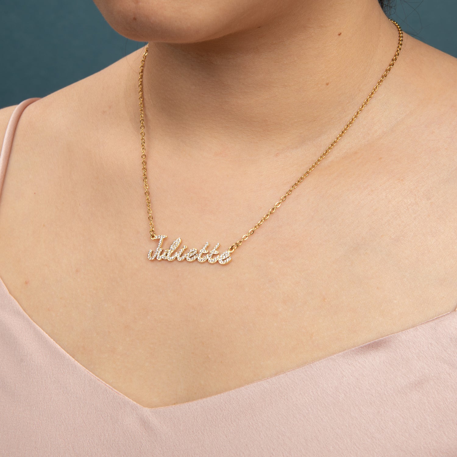 Crystal Name Necklace