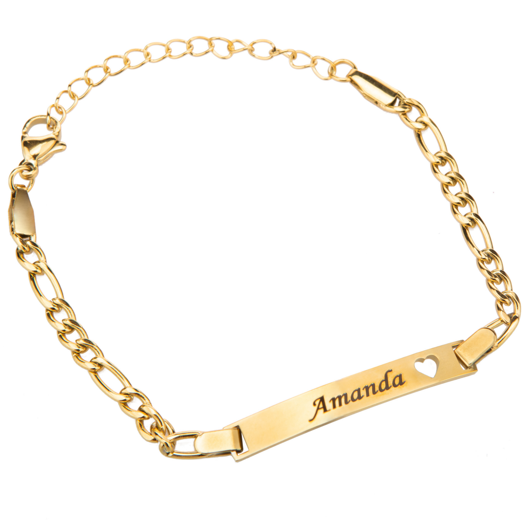 Teenagers Plated Name Bracelet