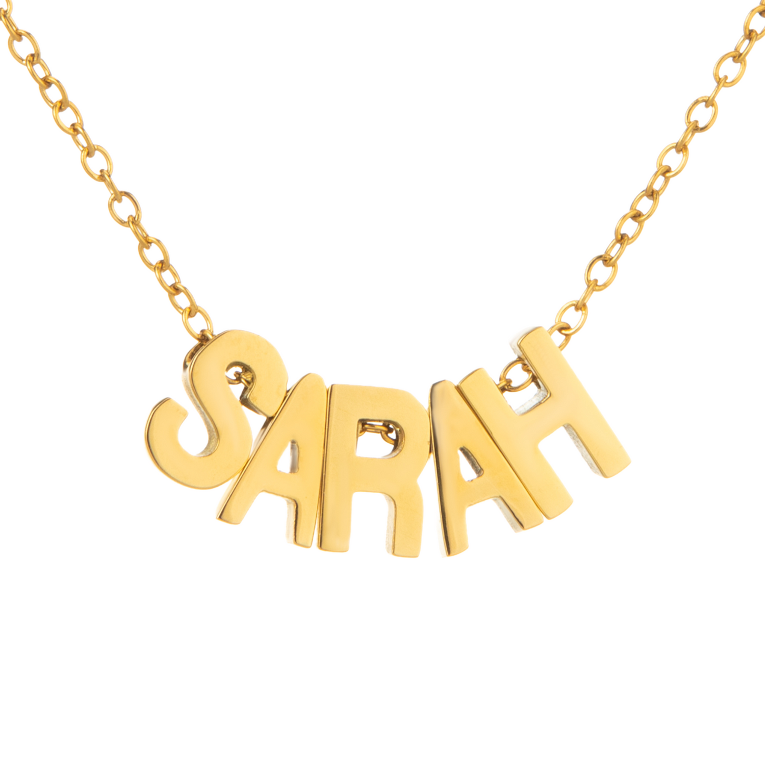 Small Letter Name Necklace