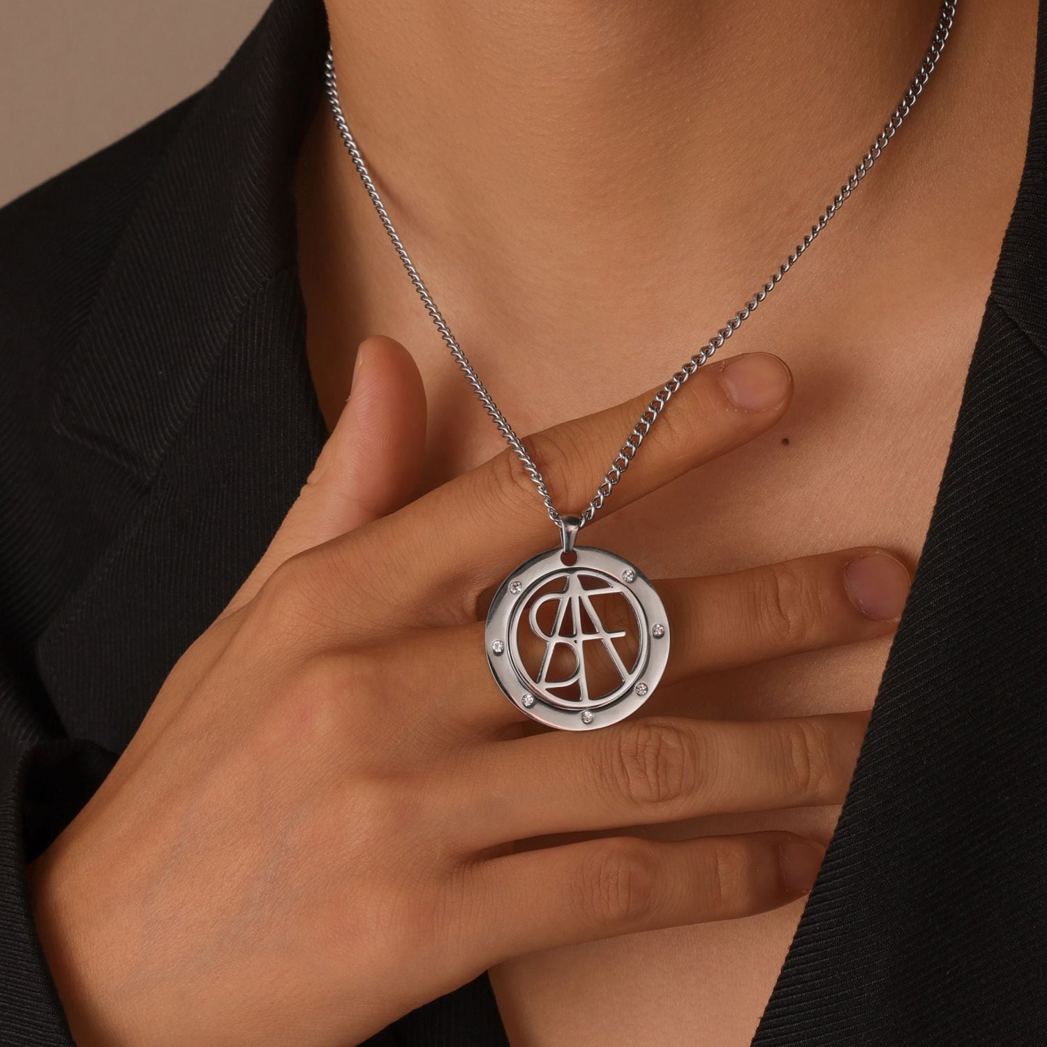 Men’s Heritage Monogram Necklace
