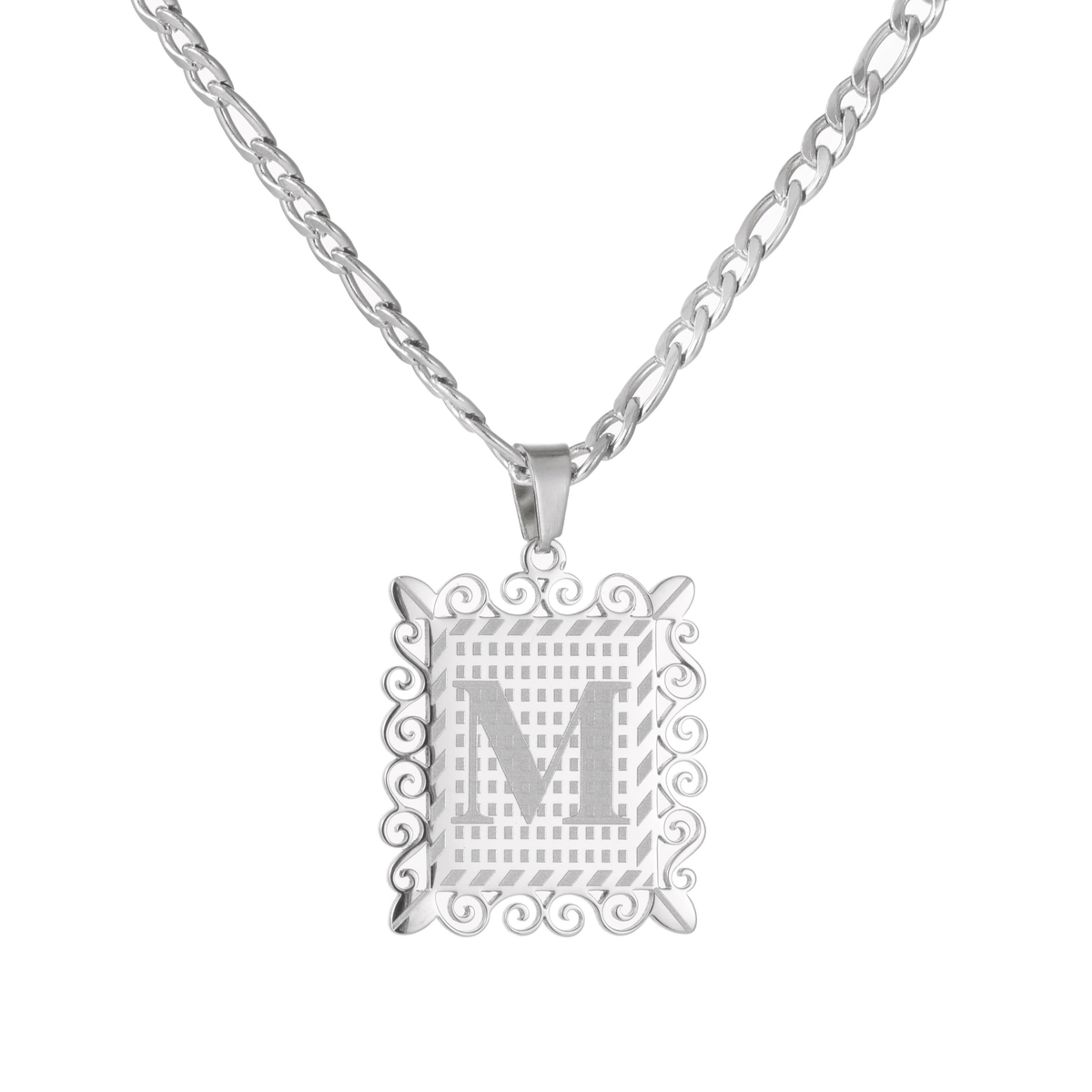 Kids Personalized Initial Medallion Necklace
