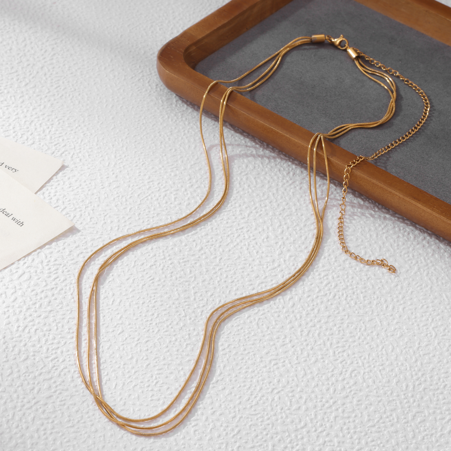 Cascade – Triple Layer Belly Chain