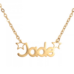 Kids Personalized Star Name Necklace