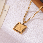 Kids Personalized Initial Medallion Necklace