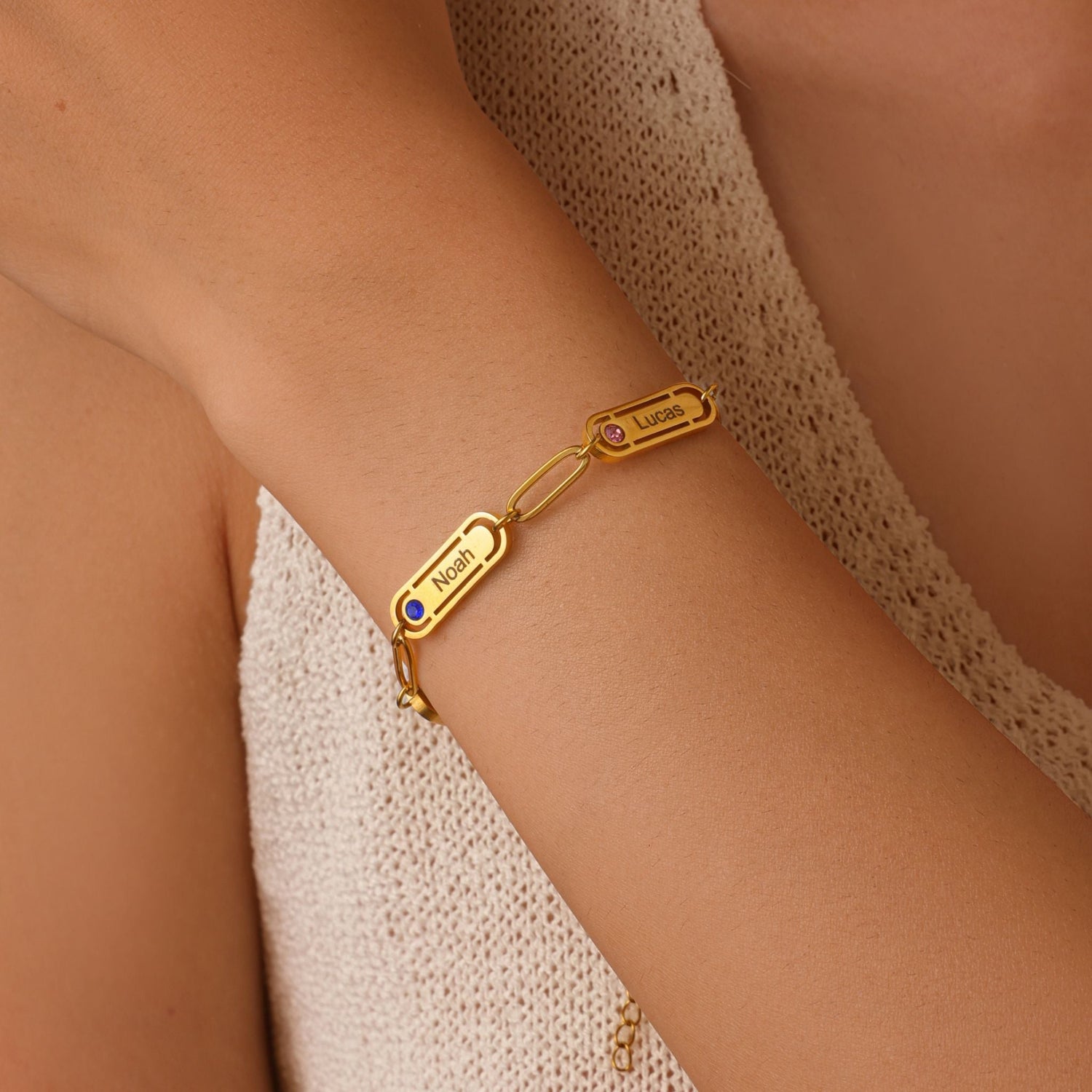 Family Birthstone Bracelet