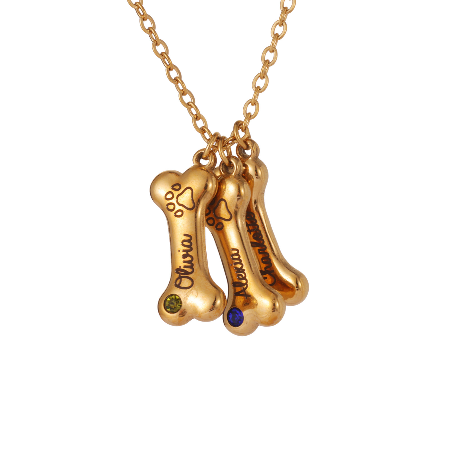 Collar de hueso personalizado