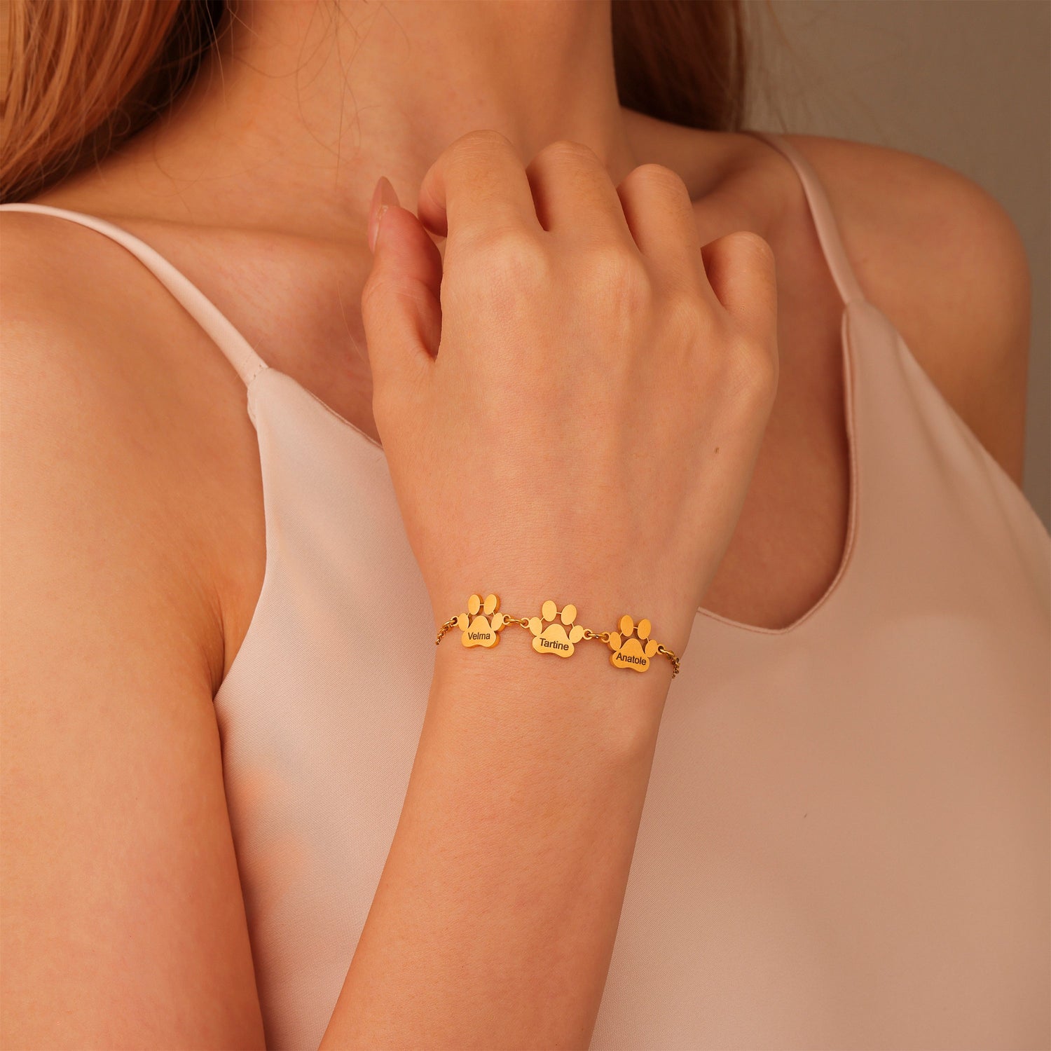 Customizable Paw Bracelet