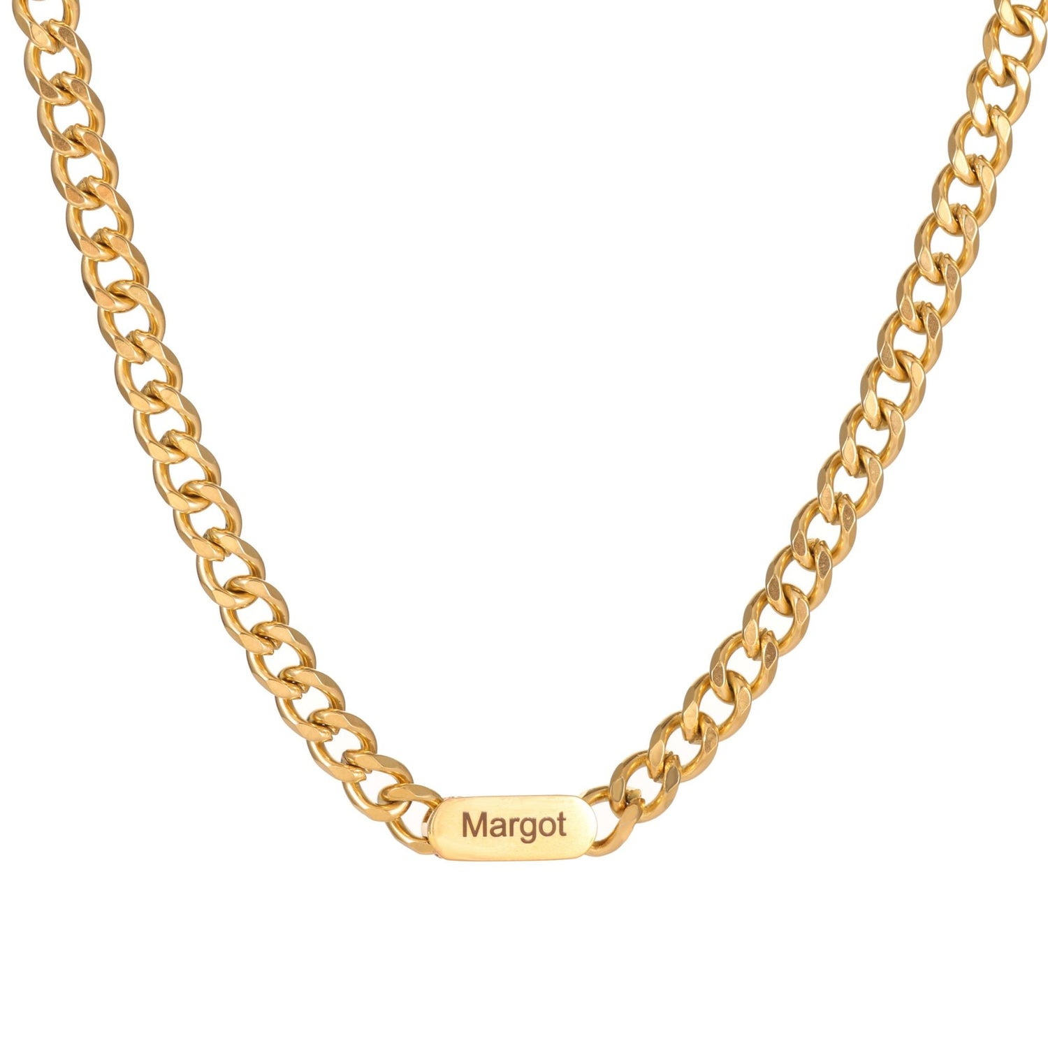Elegance Chain Name Necklace