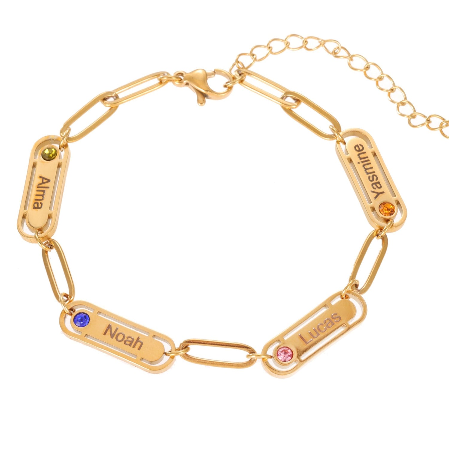 Family Birthstone Bracelet