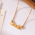 Kids Personalized Star Name Necklace