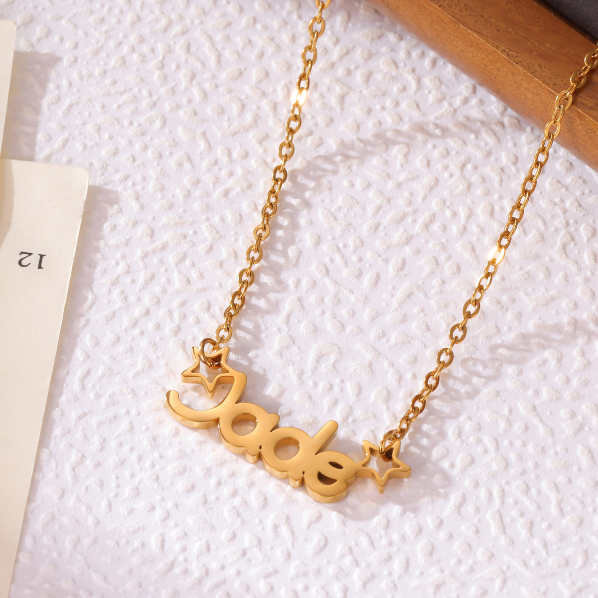 Kids Personalized Star Name Necklace