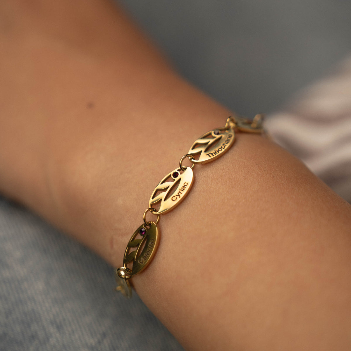 Leaf Charm Bracelet