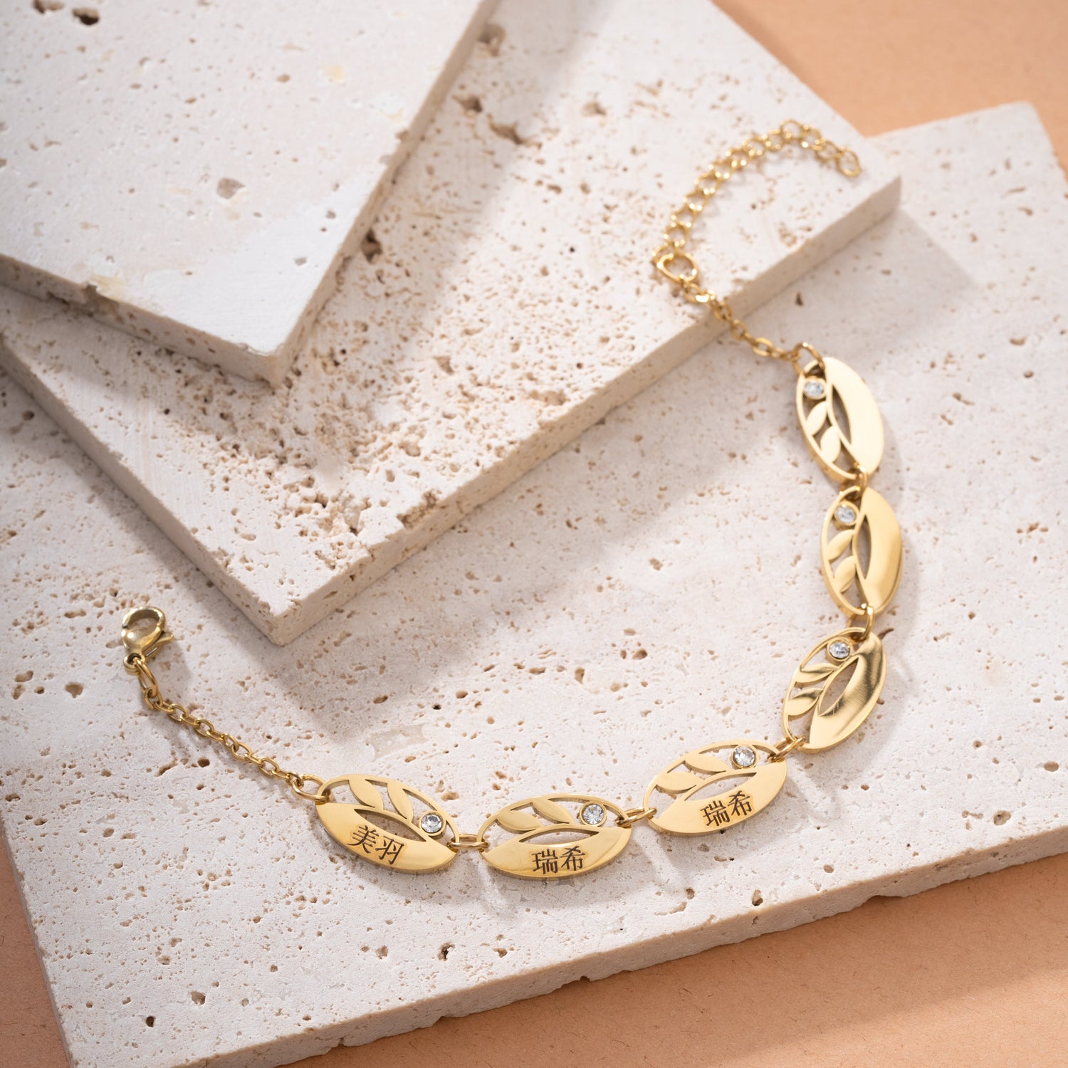 Japanese Customized Multi-Leaf Bracelet