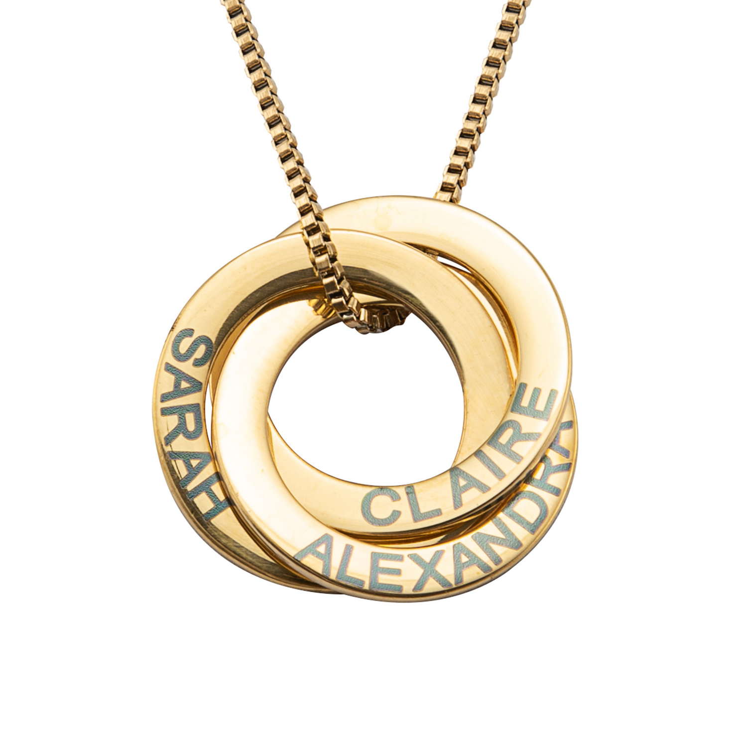 Russian Ring Pendant Necklace