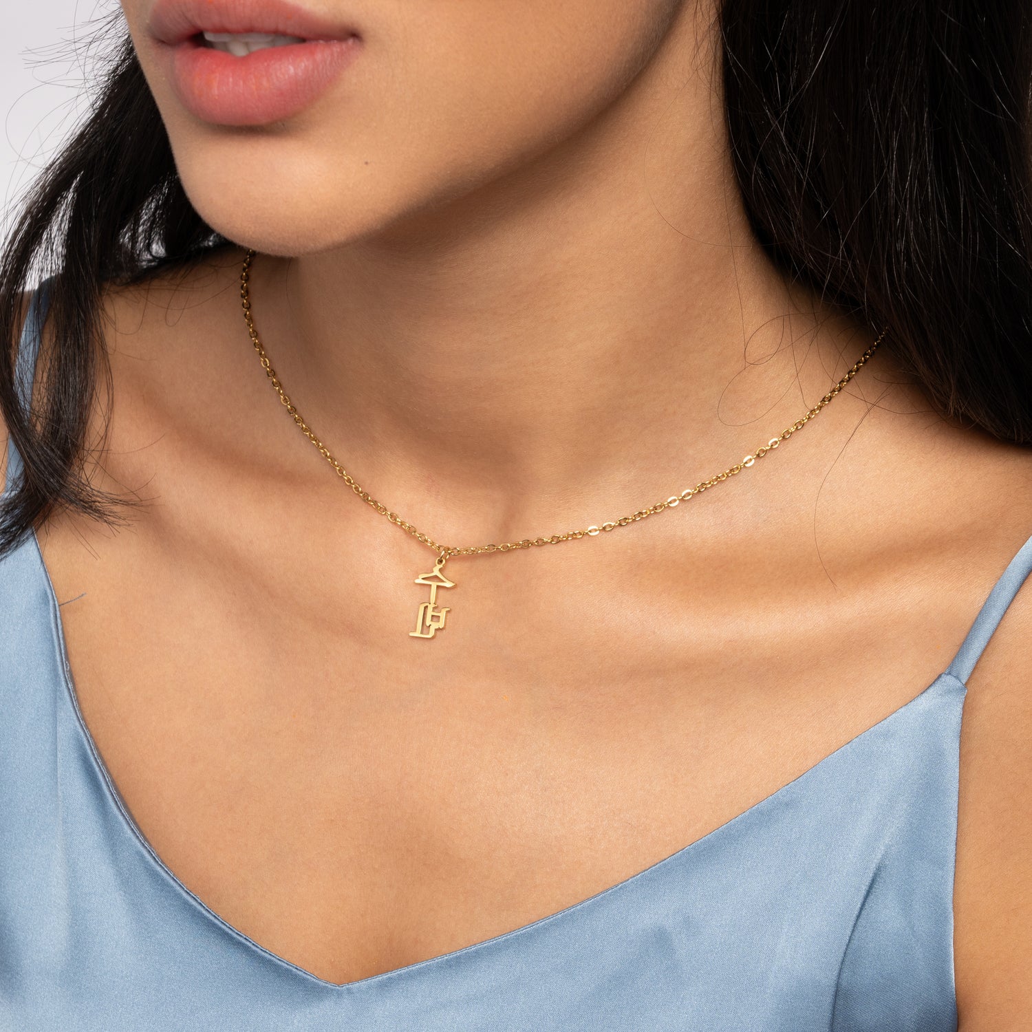 Korean Customizable Signature Necklace