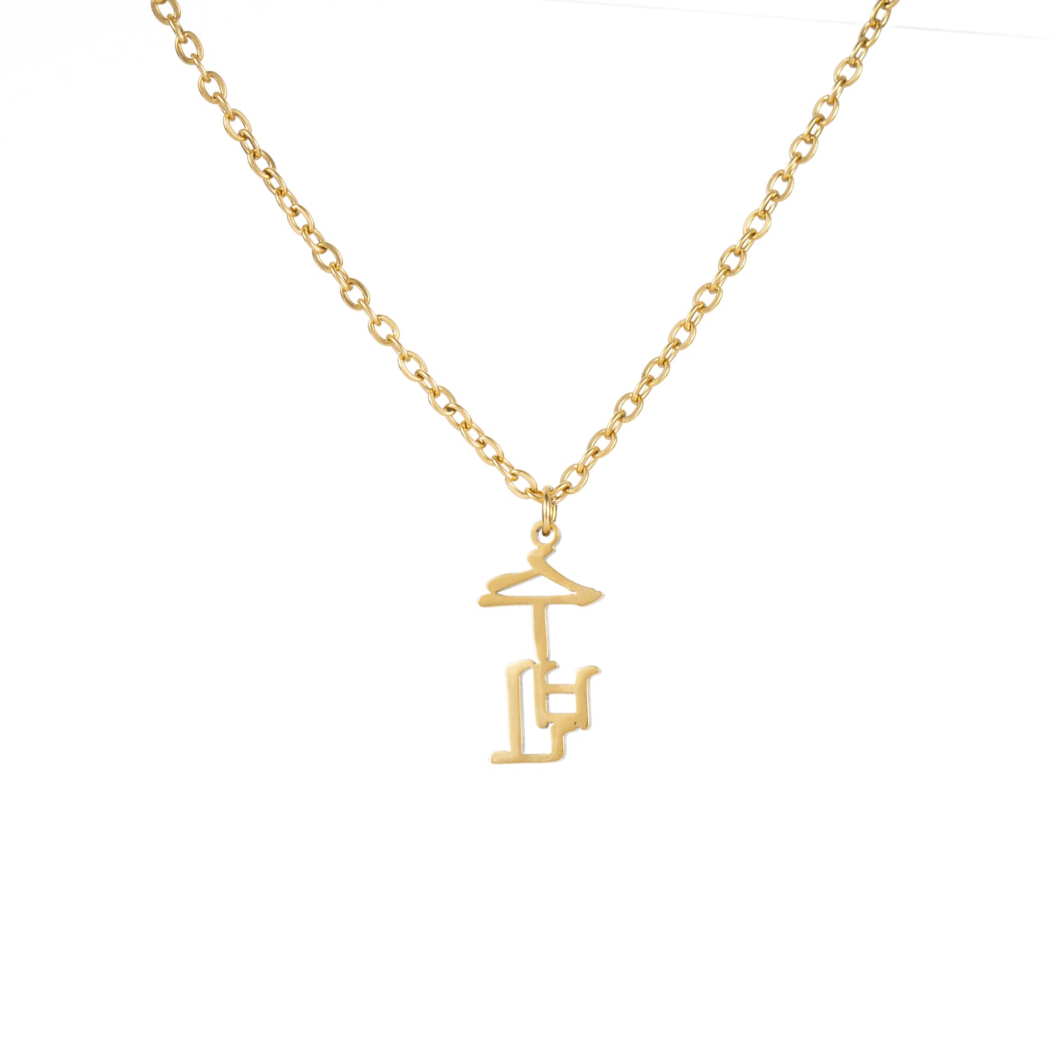 Korean Customizable Signature Necklace