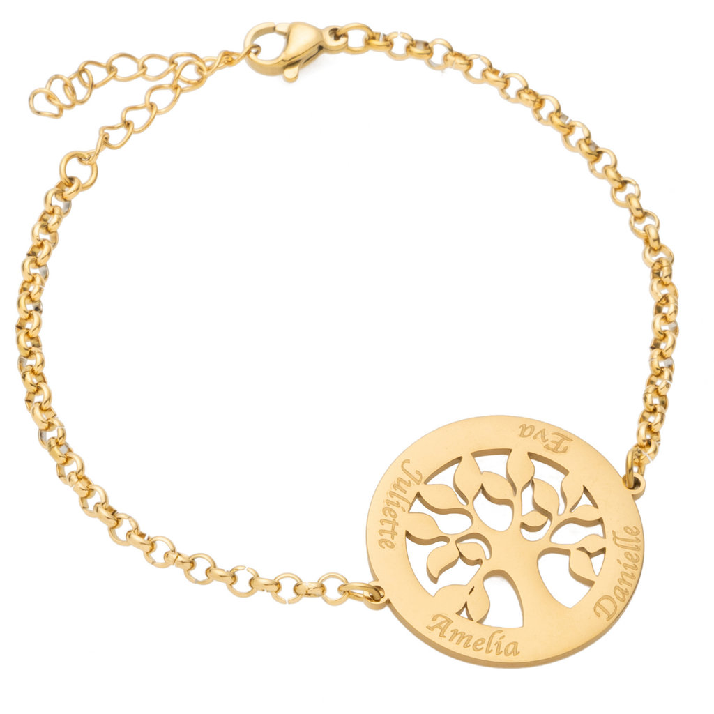 Personalized Tree of Life Bracelet