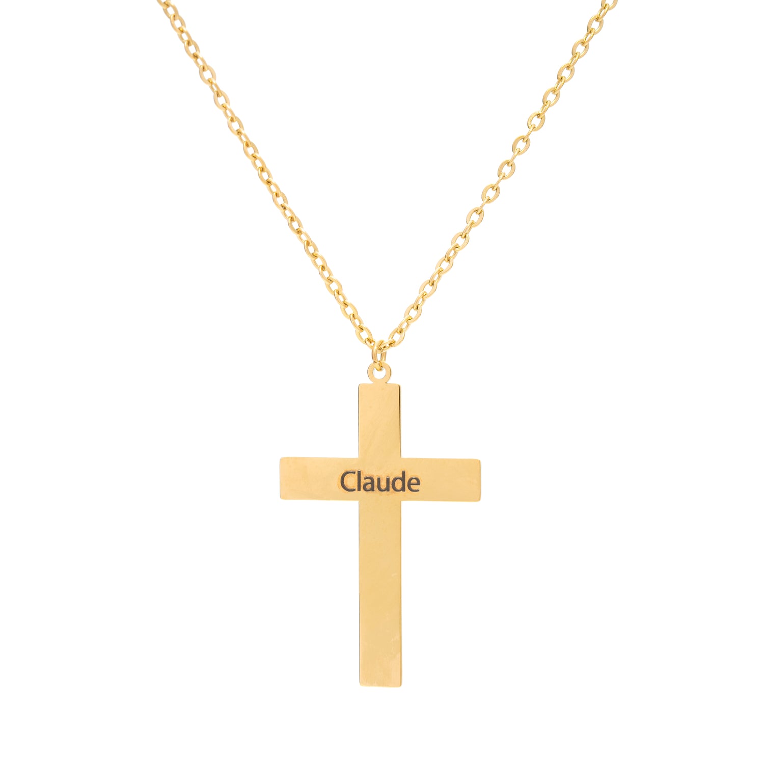Personalized Cross Pendant
