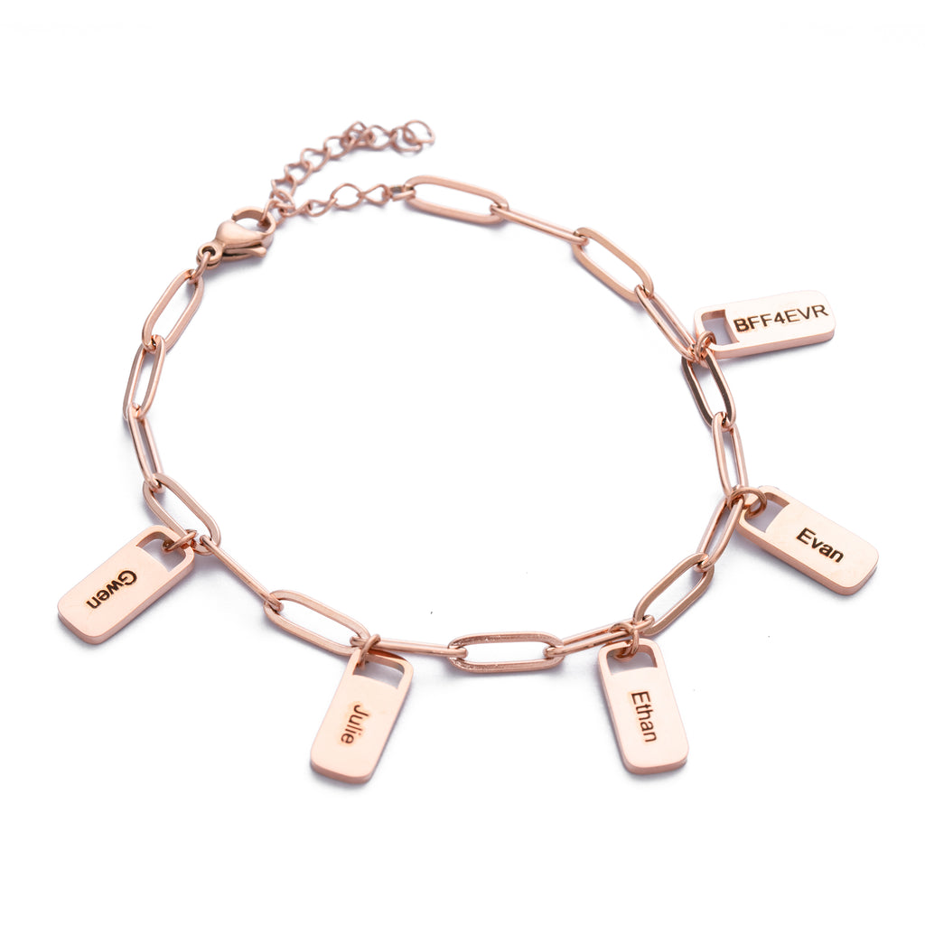 Personalized Keepsake Charm Bracelet