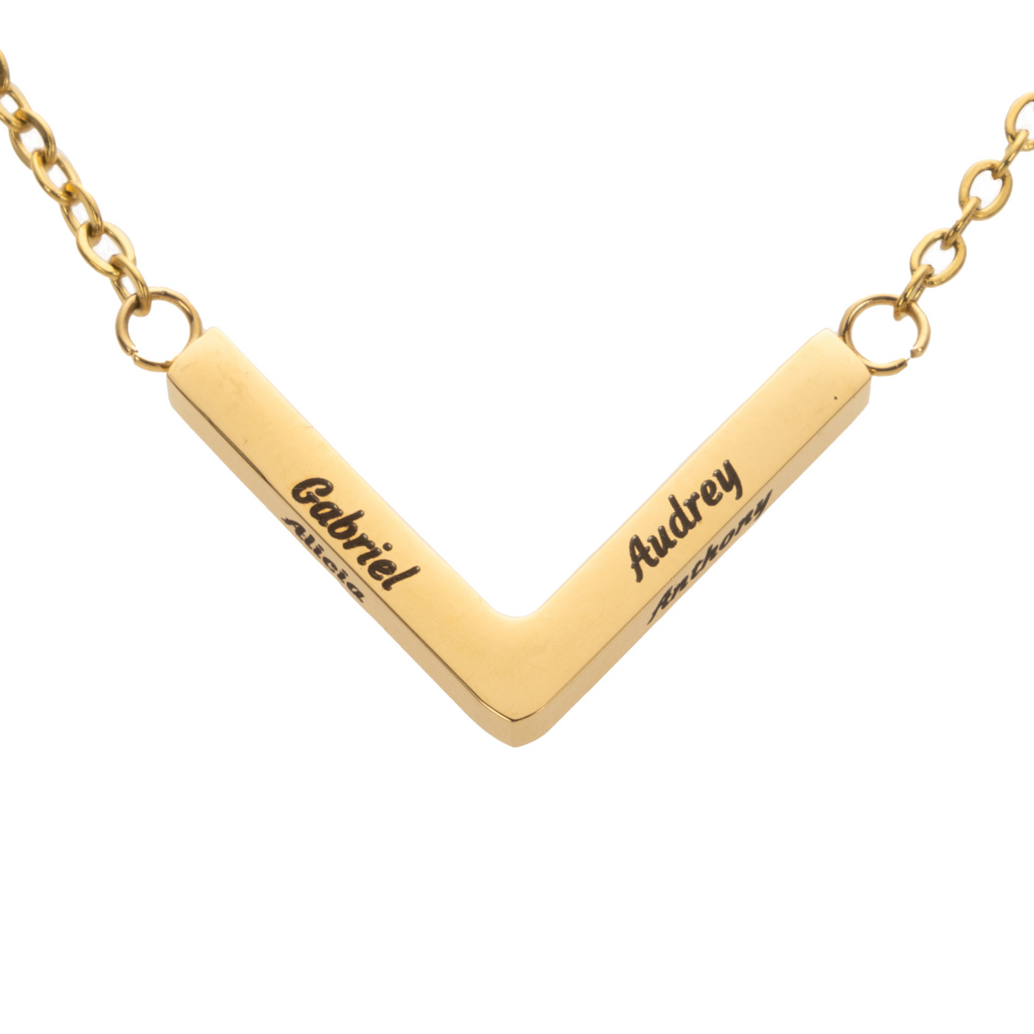 Personalized 4D Bar Necklace