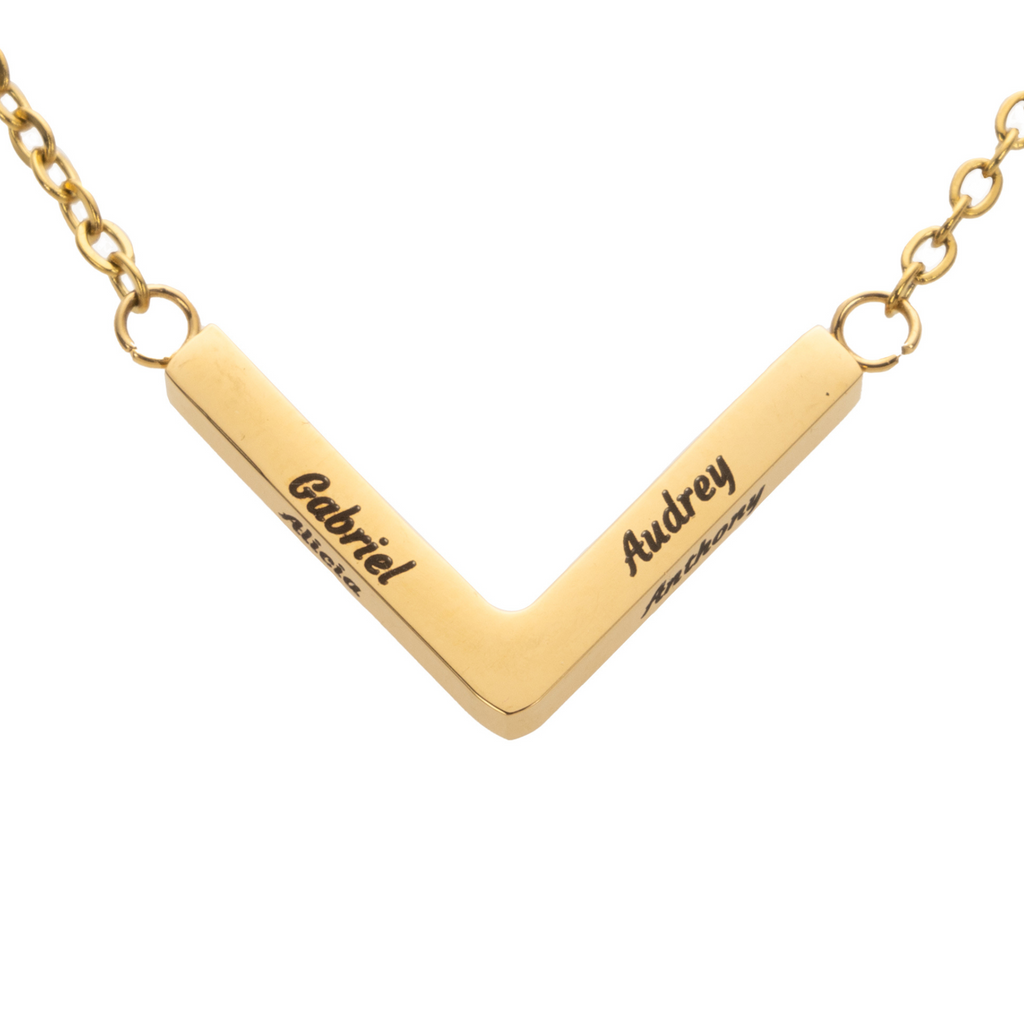 Personalized 4D Bar Necklace