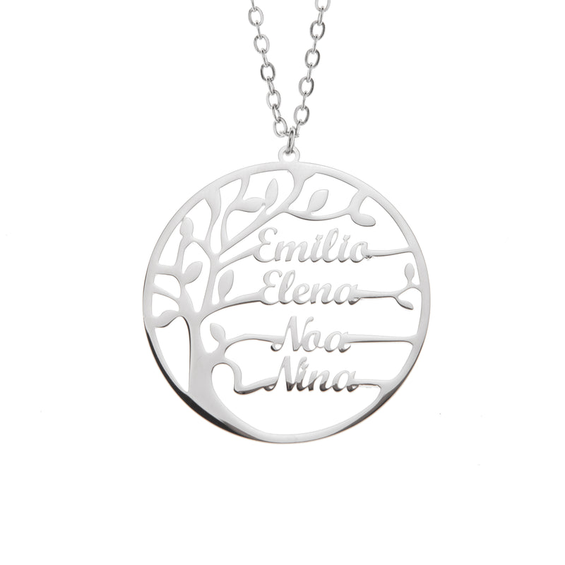 Family Tree of Life Pendant Necklace