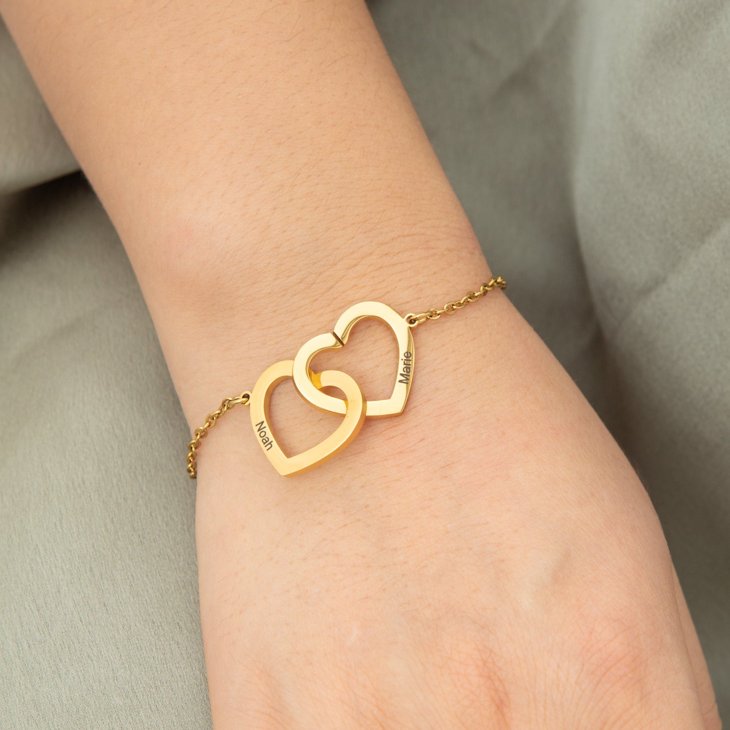 Double Heart Bracelet/Anklet