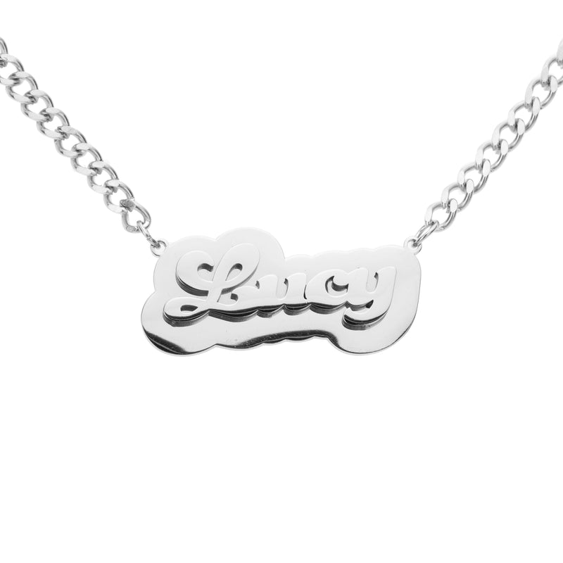 Customizable Nameplate Necklace