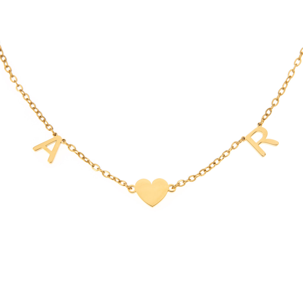 Love Initials Necklace