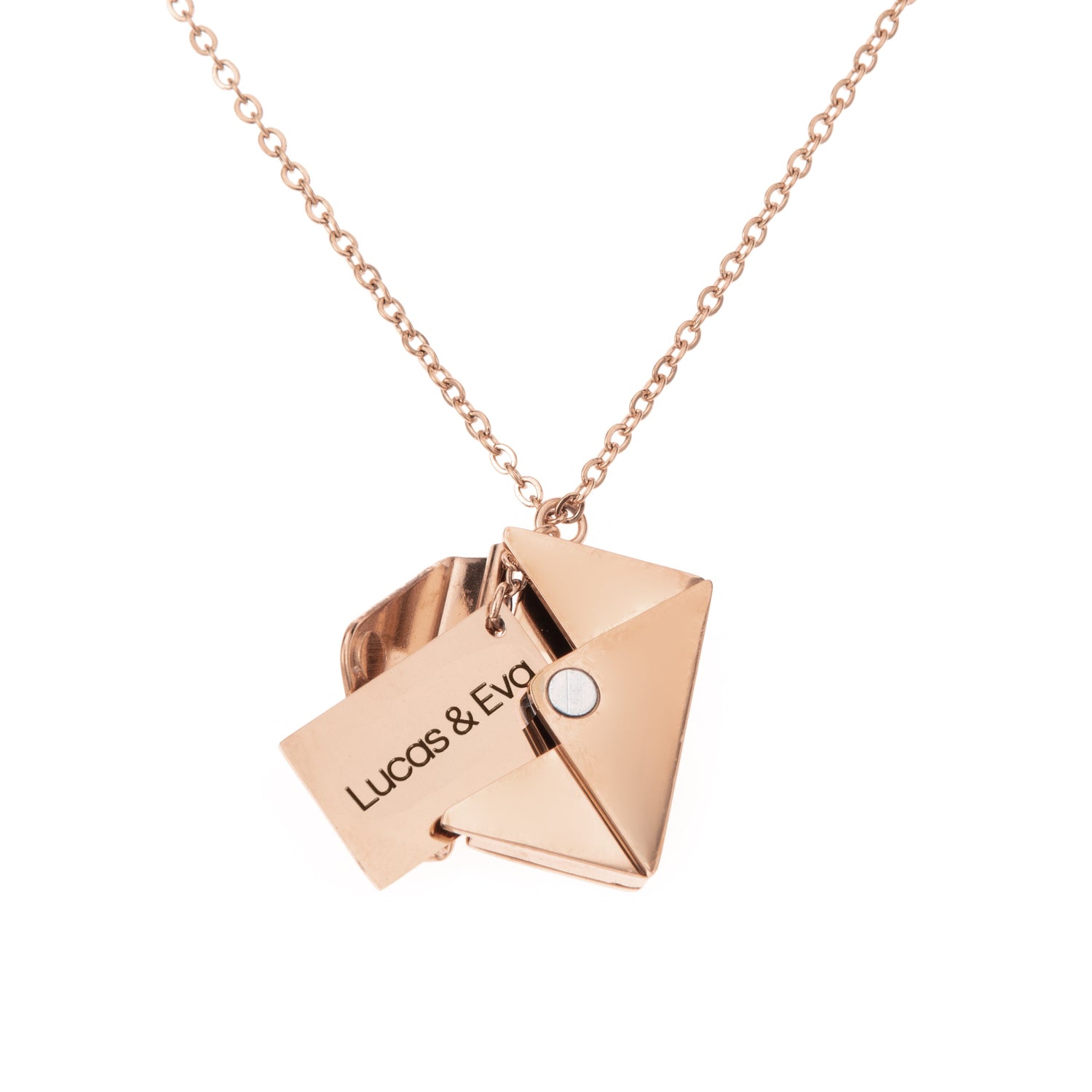 Customized Envelope Pendant Necklace