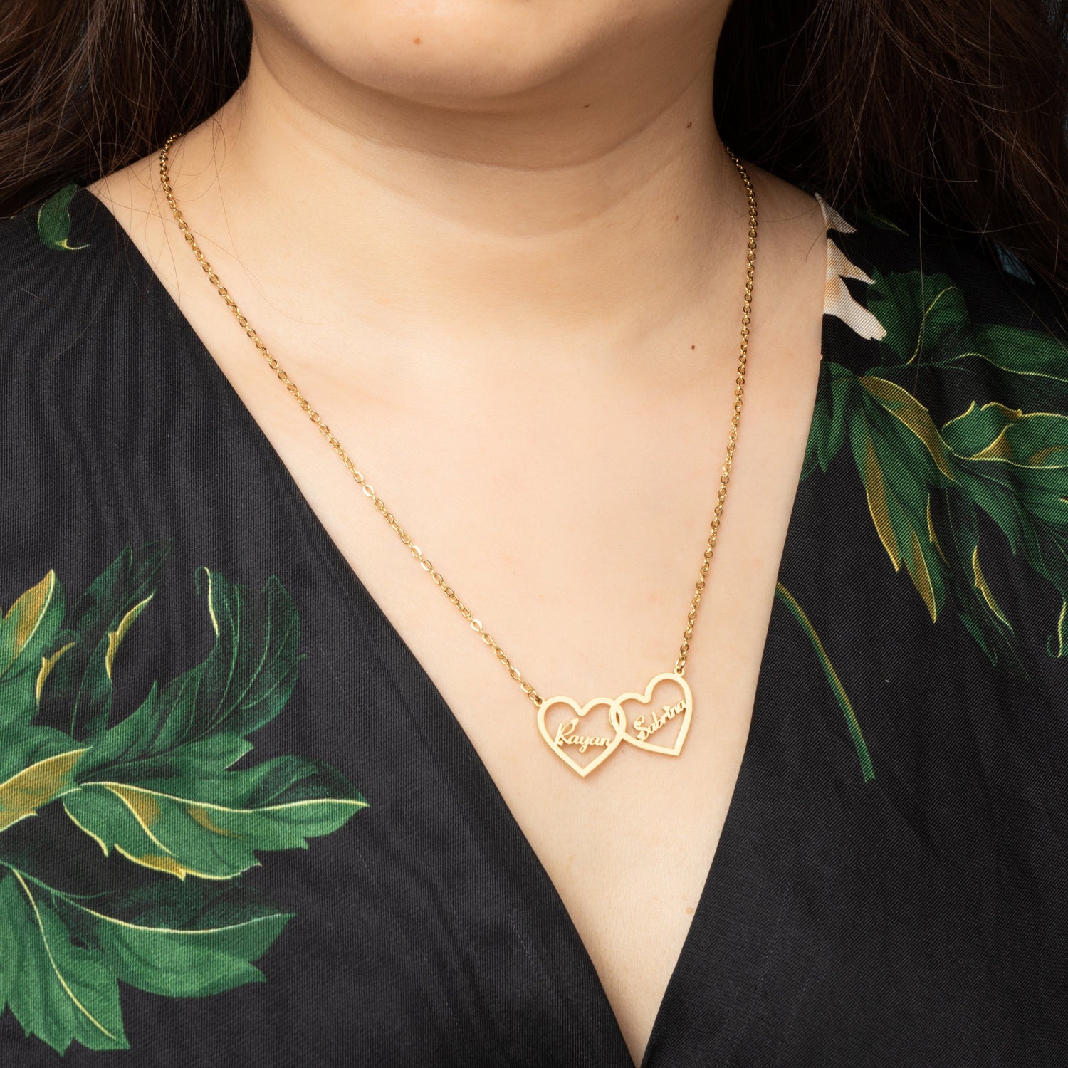 Intertwined Hearts Necklace