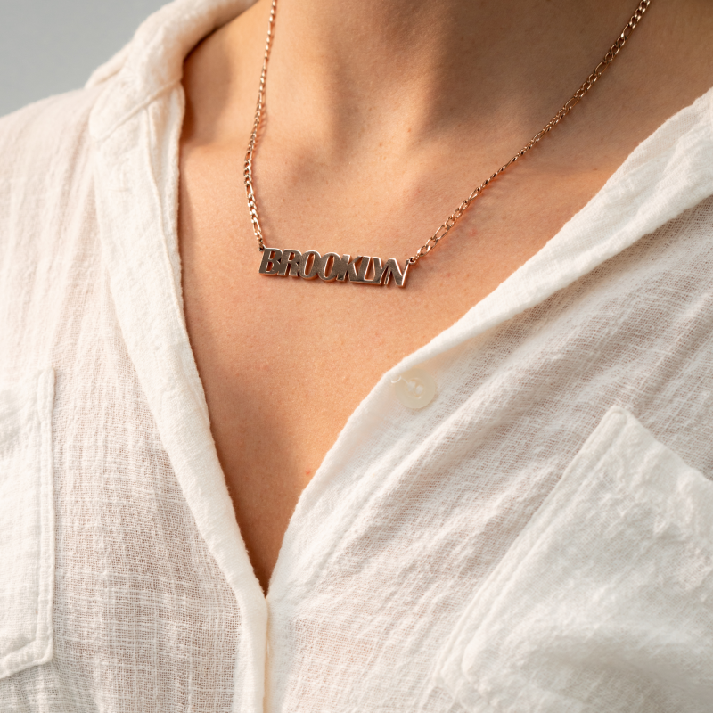 Offer Personalized All Capitals Name Necklace