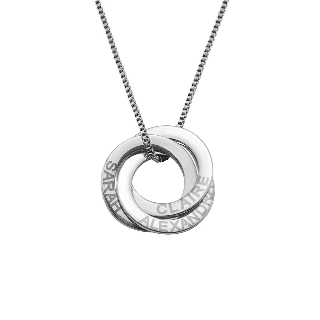 Russian Ring Pendant Necklace