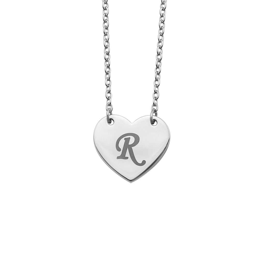 Heart Custom Initial Pendant