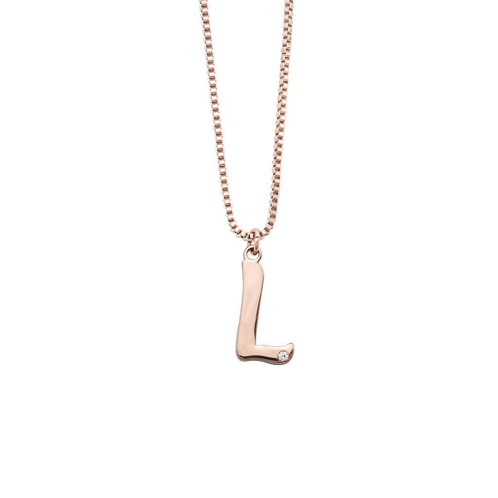 Diamond Initial Pendant