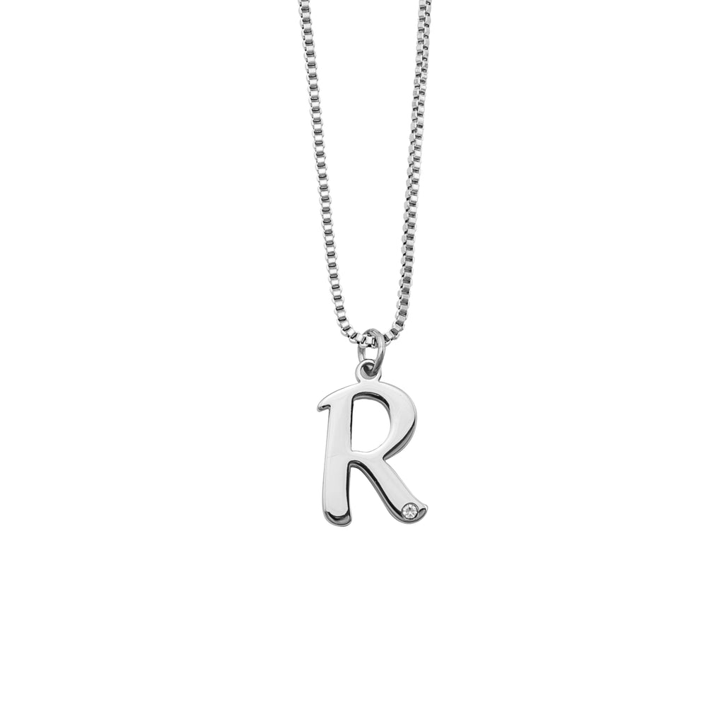 Diamond Initial Pendant