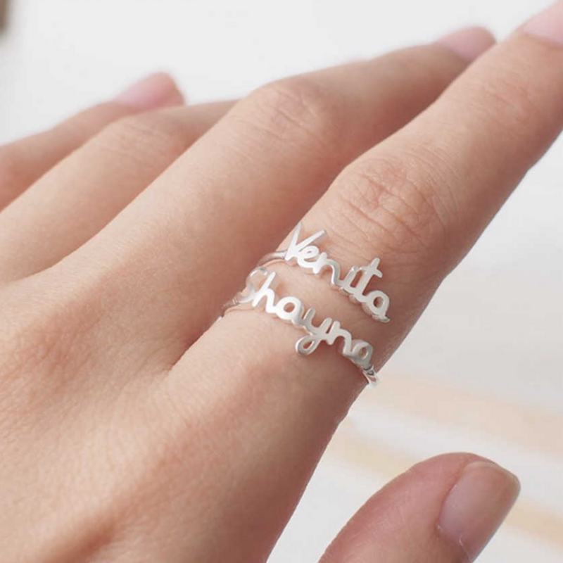 Personalized Four Name Ring – Customize You Shop