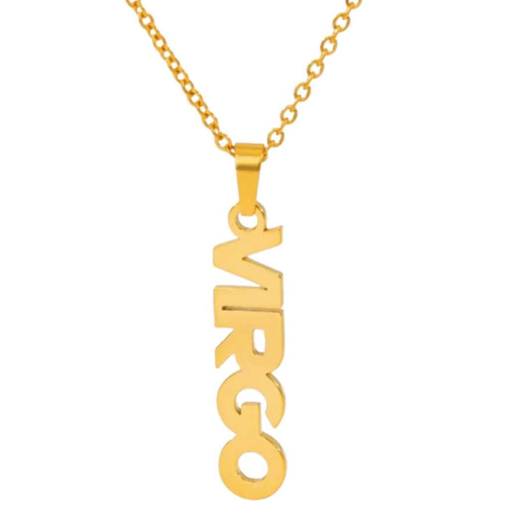 Zodiac Name Necklace - Virgo