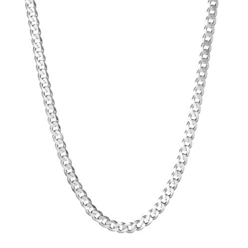 Men S-Shaped Curve Muscle Chain Necklace