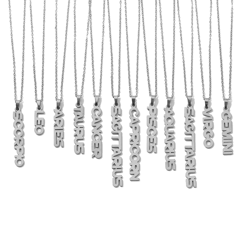 Zodiac Name Necklace - LIBRA